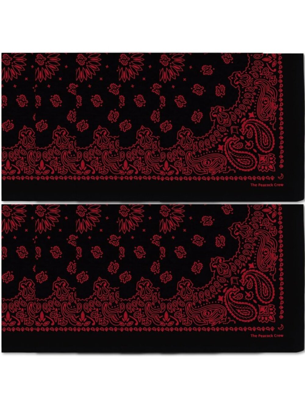 Soft Cotton Paisley Bandanas Pack for Men & Women - 22x22 Inches, Stylish